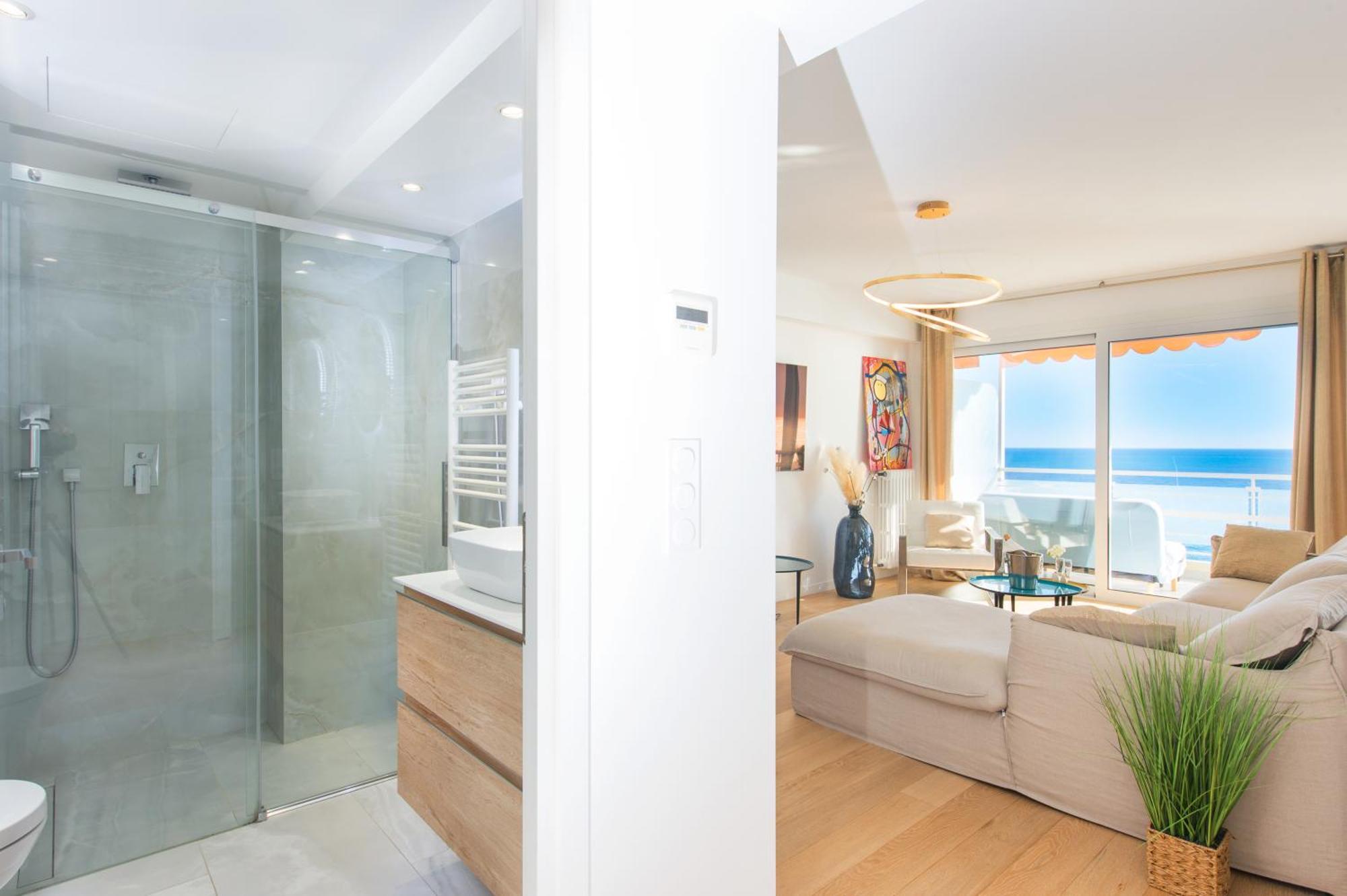 Luxueux - Terrasse Vue Mer - Parking Prive - Bo Saint-Antoine  Bagian luar foto